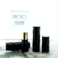 P101 4.3g low MOQ in stock ready to ship high quality black rhombic lattice empty round lipstick tube